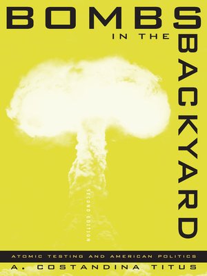 cover image of Bombs in the Backyard